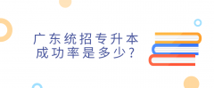 2022年广东省统招专升本成功率是多少？